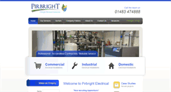 Desktop Screenshot of pirbrightelectrical.com